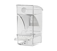 Dispensador automático de alimentos, comedero para pájaros, contenedor de alimentos con tecnología de separación, accesorios para jaula de cacatúas
