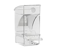 Dispensador automático de alimentos, comedero para pájaros, contenedor de alimentos con tecnología de separación, accesorios para jaula de cacatúas, accesorios de jaula para periquitos