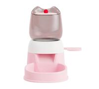 Dispensador automático de alimentos con diseño activado por el pie para alimentación y base deslizante para mascotas, dispensador automático de alimentos