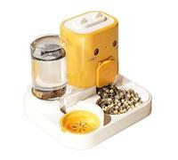 Dispensador Automático De Alimentos - Doble Depósito Para Croquetas Y Agua, Gestión Higiénica De Comidas | Accesorio Para Mascotas Para Uso Diario, Solución Práctica Para La Di
