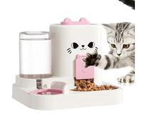 Dispensador automático de alimentos para gatos, cuenco de alimentación automático, máquina automática inteligente de alimentos para gatos, llenado automático de cuenco de agua más robusto