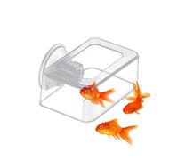 Dispensador automático de alimentos para peces, alimentador de peces de acuario, alimentador fijo con ventosa, dispensador de de peces para acuario, amplia zona de alimentación para alimentos