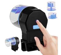 Dispensador Automático de Alimentos para Peces Pequeñas - Dispensador Compacto Alimentario a Pilas | Programador Auto para Ausencia, para Acuario Cuenca de Tortuga Betta Camarón