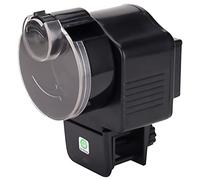 Dispensador automático de alimentos para tanque de acuario, salida ajustable, alimentación manual, 12 horas, 24 horas, gránulos secos, escamas, fácil de instalar, funciona con pilas