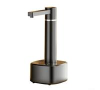Dispensador automático de bomba de agua USB con soporte, control de volumen de 3 velocidades, agua caliente y fría, carga USB, portátil, panel fácil de usar para cubos de oficina, oficina en casa