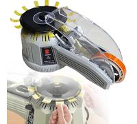 Dispensador automático de cinta adhesiva con disco rotatorio y cortadora de cinta, longitud de corte de 11 a 58 mm, ancho de cinta de 3 a 22 mm, for escuelas, oficinas y almacenes.