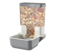 Dispensador Automático De Comida para Conejos | Dispensador Automático para Hámsteres,Plato Estable Desmontable para Almacenamiento De Alimento Hamsters Palomas Loros Hurones Y Otros Roedores