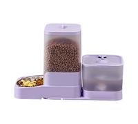 Dispensador Automático De Comida Para Gatos, Alimentador Automático Para Mascotas Con Dispensador De Alimento, Recipiente De Almacenamiento De Gran Capacidad Con Plato De Acero Inoxidable Y Bebedero P