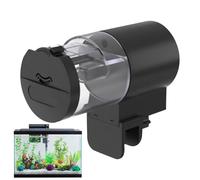 Dispensador Automático De Comida para Peces Peceras Pequeñas,Automático 100ml para Acuarios - Funcionamiento A Pilas Programable para Gránulos Viajes Fines De Semana Vacaciones