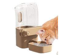 Dispensador automático de comida para perros | Cuenco colgante de comida para mascotas para jaula | Estación de alimentación desmontable para interior del hogar, jaula de pared, patio, coche de viaje