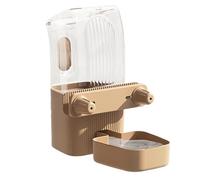 Dispensador automático de comida para perros | Cuenco colgante para comida para mascotas para jaula - Plato de alimentación desmontable para patio al aire libre, viajes, hogar, jaula de pared