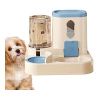 Dispensador automático de comida y agua, dispensador automático de comida para gatos | Juego de dispensador de agua y comida para gatos Auto Cat | Dispensador automático de comida para gatos