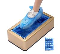 Dispensador automático de cubiertas de zapatos, máquina desechable, dispensador portátil de cubiertas de zapatos, máquina de envoltura automática reutilizable, para reuniones familiares, celebraciones