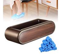 Dispensador Automático De Cubiertas Para Zapatos: Máquina Portátil Para Cubrir Zapatos Con 200 Unidades De Cubiertas De Plástico Desechables Para El Hogar, Oficina, Taller Sin Polvo A