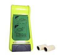 Dispensador automático de cubrezapatos, cubrezapatos portátiles desechables con 2 rollos de película, para oficina (capacidad para unos 1000 zapatos)(GreenD)