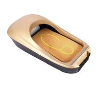 Dispensador automático de cubrezapatos, máquina de film transparente para zapatos con películas de 100 m, dispensador portátil de cubrezapatos, protector de pies y alfombras, dispensador de cubrezap