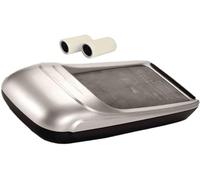 Dispensador automático de cubrezapatos, película mecánica para zapatos, máquina para visitantes domésticos, cubrezapatos desechables de uso prolongado(Silver)