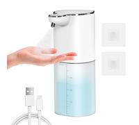 Dispensador automático de desinfección P9, Gcstnn 400 ml, pulverizador de alcohol eléctrico con sensor infrarrojo, fijación a la pared, carga USB con 4 niveles ajustables, IPX5 resistente al agua para