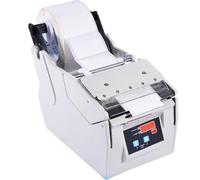 Dispensador automático de etiquetas, máquina peladora de etiquetas comercial ajustable de velocidad con pantalla LED, se adapta a etiquetas de 5 a 130 mm para pelar y aplicar eficientemente las
