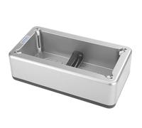 Dispensador automático de fundas para zapatos, 40 x 21 x 12 cm, dispensador antideslizante para botas con 100 fundas, dispensadores de zapatos reutilizables a prueba de polvo para fábrica, hospital