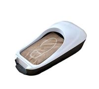 Dispensador automático de fundas para zapatos con 600 fundas, de alta calidad, sin necesidad de agacharse, manual, solo entrar y listo.(White A)