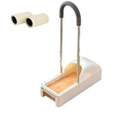 Dispensador automático de fundas para zapatos, máquina de películas de plástico desechables para zapatos, máquina inteligente para envolver zapatos, protector de suelo, impermeable(White B)