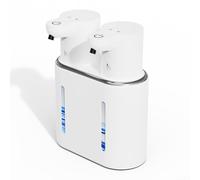 Dispensador automático de jabón de 800 ml de doble salida, desinfectante sin contacto montado en la pared para gel de espuma, dispensador de sensor, baño inteligente cocina (gel+gel)