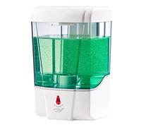 Dispensador automático de jabón de alta capacidad, sensor infrarrojo sin contacto para montaje en pared, compatible con baño, cocina y lavad