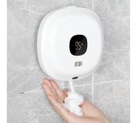 Dispensador automático de jabón de burbujas montado en la pared para baño, dispensador automático de jabón de espuma, mini motor de alta lanco)