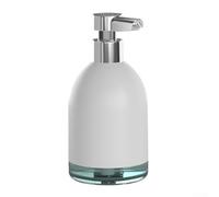 Dispensador automático de jabón de espuma con tecnología de sensor inteligente y ajuste de espuma de cinco velocidades con gran capacidad de 320 ml para uso continuo (blanco)