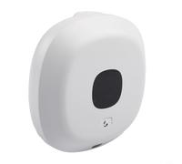 Dispensador automático de jabón de espuma, dispensador de jabón de baño montado en la pared con sensor infrarrojo, funcionamiento sin contacto, pantalla LCD retroiluminada, indicador de batería e