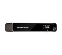 Dispensador automático de jabón de espuma sin contacto con niveles de salida ajustables y batería de larga duración a través de recarga USB (gris)