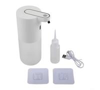 Dispensador automático de jabón, montado en la pared para líquido de jabón de detección inteligente con cuatro modos de velocidad, cocina y baño sin contacto (espuma)