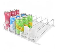 Dispensador automático de latas para nevera, organizador de bebidas autoempujable, organizador de latas de cerveza de soda, organizador de nevera para despensa, organizadores de nevera, ancho