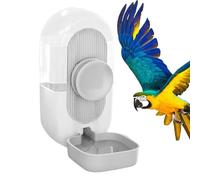 Dispensador Automático De Pájaros - Jaula Suspendida, Bandeja De Alimentación Transparente | Fabricante De Semillas De Clip Y Botella De Hidratación Para Piquitos, Loros, Calopsitas En Aviai