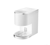 Dispensador automático de pasta de dientes con sensor inteligente, exprimidor eléctrico recargable de 1200 mAh, soporte de pared impermeable IPX7, para baño, ABS y (blanco)