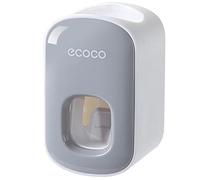 Dispensador automático de Pasta de Dientes, dispensador automático de Pasta de Dientes exprimiendo la Pared a Mano para niños Adultos baño baño Gris, Pasta de Dientes apretones