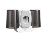 Dispensador automático de pasta de dientes elegante y funcional diseñado para baños modernos (blanco)