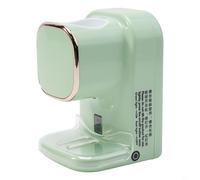 Dispensador automático de pasta de dientes montado en la pared, exprimidor recargable por USB con engranajes ajustables para baño familiar, negro (verde)