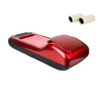 Dispensador automático de película para zapatos, 2 rollos, máquina para envolver zapatos, cubrezapatos para proteger el suelo, máquina portátil para todos los tamaños(RedC)