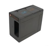 Dispensador automático de solución de limpieza para Dreame para aspiradora robot X50, tanque de gran capacidad con desodorización de mascotas y mantenimiento de pisos, accesorio de módulo ABS gris (A)