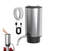 Dispensador automático de vino - Dispensadores de vino para botellas de vino, Dispensador Automático de Licores, Bomba recargable de la jarra del vino del USB con el tubo del silicón,vertedor del vino