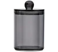 Dispensador Batuffoli Di Cotone - Contenitore Bagno Trasparente, Scatola Porta Cotton Fioc Nera, Organizador Riutilizzabile | Accessorio Bagno io Prezioso sul BanconePratico Per Casa Studio Ufficio