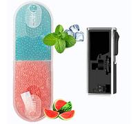 Dispensador Bolas Cigarrillos,Perlas De Sabor A Cigarrillo, Bolitas Menta,2000 Piezas De Perlas De Ráfaga Mixtas + Máquina De Perlas De Sabor A Cigarrillo (Menta + Sandía)