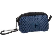 Dispensador bolsas caca perro - Misha Azul - poliéster con malla - con cremallera y mosquetón - diseño deportivo - incluye 1 rollo con 20 bolsas (220 x 320 mm) - Flamingo
