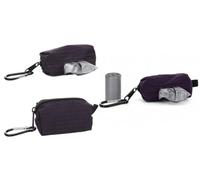 Dispensador bolsas caca perro - Vika Violeta - poliéster - con cremallera y mosquetón - ligero y moderno - incluye 1 rollo con 20 bolsas (220 x 320 mm) - Flamingo
