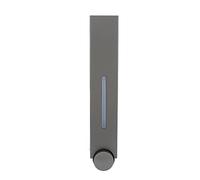Dispensador Champú Ducha Pared Sin Taladro 1 Recipiente Gris | Jabón Líquido Manual Montaje Fácil para Baño Cocina Hotel Restaurante