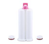 Dispensador cilíndrico adhesivo portátil de 50 ml con doble componente y punta mezcladora Ideal para uso en construcción artesanal de dientes Dispensador de adhesivo epoxi abdominal