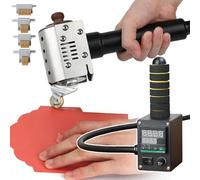 Dispensador comercial de pegamento termofusible, temperatura ajustable de 200 W, 50-220 ℃ con múltiples cabezales de revestimiento, ideal para aplicaciones industriales y logísticas