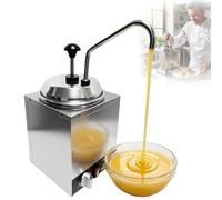 Dispensador comercial de salsa de chocolate caliente, dispensador de aislante de queso de 2, 3 y 4 l, calentador de salsa de chocolate de 650 W for restaurantes, cafeterías y food trucks.(Medium-3L)